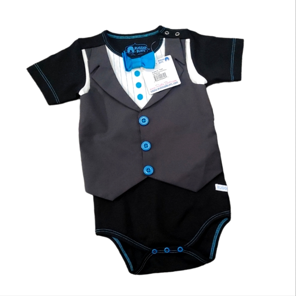 New! Baby tuxedo onesie